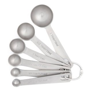 Better Houseware 6-Piece Stainless Steel Measuring Spoon Set