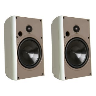 Proficient® Audio AW650 150-Watt 6.5-In. Indoor/Outdoor Speaker Set (White)