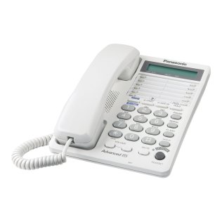 Panasonic® KX-TS208W Corded 2-Line Office Phone with Speed Dial, White