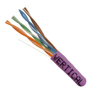 Vertical Cable 151 Series CAT-5E 23-Gauge 350-MHz UTP 8C CMR Ethernet Cable, 1,000-Ft. Pull Box