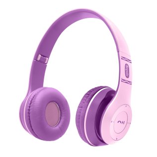 Crayola® Boost Active Kids Bluetooth® Over-Ear Headphones with Mic and FM Radio, Volume Limiting, up to 6 Hours Play Time, CHPBT348 (Pink)