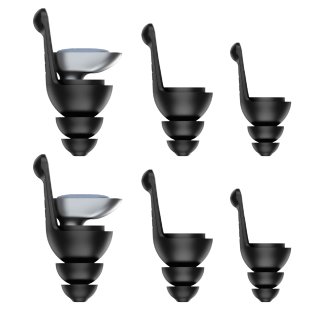 Mixx® assistive audio Music Hearing-Protection Earplugs with Travel Case