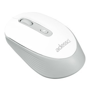 Adesso® iMouse® A30 Wireless Computer Mouse with AI Copilot® Button, 4 Buttons, 1200 DPI, for PC and Mac® (White)