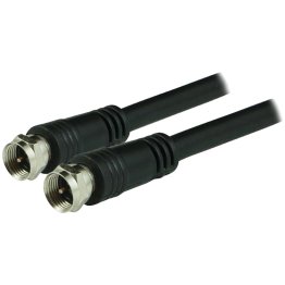 GE® RG6 Coaxial Cable, Black (25 Ft.)
