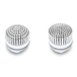 Skadu™ Power Scrubber Attachment Kit with Corner and Flat Bristle Brushes, White