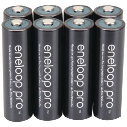 Panasonic® eneloop® Rechargeable XX Batteries, AA (8 Pack)