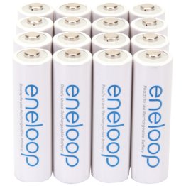 Panasonic® eneloop® Rechargeable Batteries, AA (16 Pack)