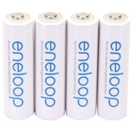 Panasonic® eneloop® Rechargeable Batteries, AA (4 Pack)