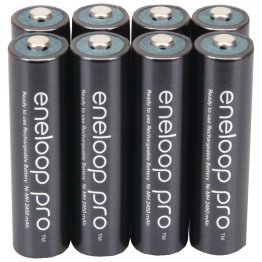 Panasonic® eneloop® Rechargeable XX Batteries, AAA (8 Pack)