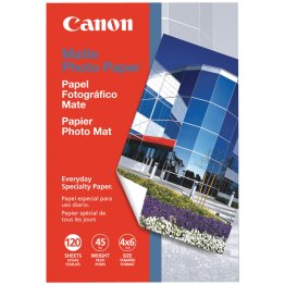 Canon® 4-In. x 6-In. Matte Photo Paper, 120 Count