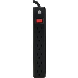 GE® 6-Outlet General-Purpose Power Strip with 6ft Cord