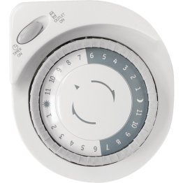 GE® Indoor Plug-In 24-Hour Big-Button Mechanical Timer