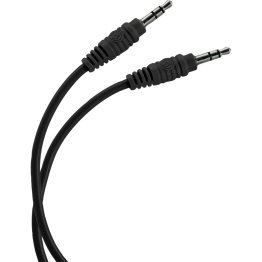 GE® 3.5-mm Auxiliary Audio Cable, 3 Ft., Black, 33544