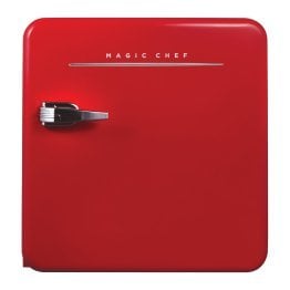 Magic Chef® 1.6-Cu. Ft. ENERGY-STAR® Certified Retro Mini Fridge with Manual Defrost (Red)