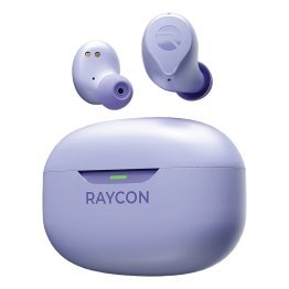 Raycon® Everyday Earbuds TWS Bluetooth® with Mic and Charging Case, ANC, up to 32 Hours Play Time, IPX6 Waterproof (Blush Violet)