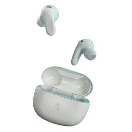 Skullcandy® Rail® ANC TWS Bluetooth® In-Ear Earbuds with Mics and Charging Case, up to 38 Hours Play Time, IPX4 Sweat/Water-Resistant (Bone)