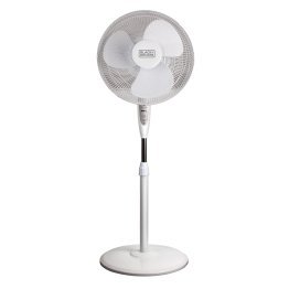 BLACK+DECKER™ 16-In. 3-Speed Oscillating Stand Fan with Remote, White, BFSR16