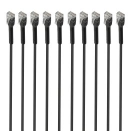 Intellinet Network Solutions® CAT-6 U/UTP FlexiBoot Slim Network Patch Cable, 10 Pack (10 Ft.; Black)