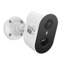 aosu 2K QHD 3.0-MP Wi-Fi® Outdoor AI-Smart Security Camera, Battery Powered, with PIR Motion Detection, 2-Way Audio, and Spotlight, C6L2BA11