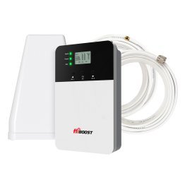 HiBoost® 4K Plus In-Building Cellular Signal Booster Kit for Home and Office Buildings up to 4,000 Sq. Ft., 5G, F10GI-5S-BTW