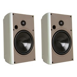 Proficient® Audio AW650 150-Watt 6.5-In. Indoor/Outdoor Speaker Set (White)