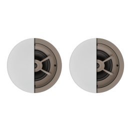 Proficient® Audio 6-1/2-In. 75-Watt Protege C606 2-Way In-Ceiling Speaker Pair with Polypropylene Woofer and Fixed Soft-Dome Tweeter, 8 Ohms