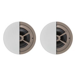 Proficient® Audio 8-In. 125-Watt Protege C791 2-Way In-Ceiling Speaker Pair with Polypropylene Woofer and Pivoting Soft-Dome Tweeter, 8 Ohms