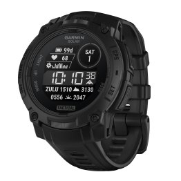 Garmin® Instinct® 3 Tactical Edition 45-mm Solar GPS Smartwatch with Black Silicone Band