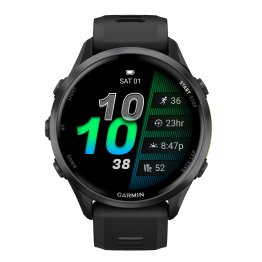 Garmin® Forerunner® 970 Running Smartwatch with Sapphire Lens and Titanium Bezel (Carbon Gray/Black/Whitestone)