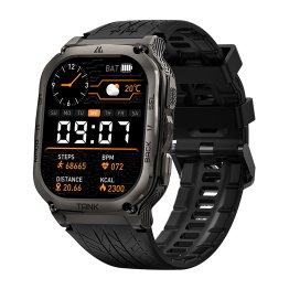 KOSPET® TANK M3 Smartwatch with 1.96-In.-AMOLED Touch Screen, Bluetooth®, 170+ Sports Modes, and Military Grade Protection (Black)