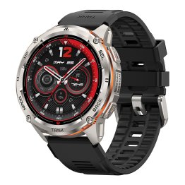 KOSPET® TANK T3 Ultra 2 GPS Smartwatch with 1.43-In. AMOLED Touch Screen, Bluetooth®, 170+ Sports Modes, and 1 Band (Silver)