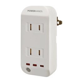 Digital Energy® 2-AC Outlet Power Hands Polarized Clapping Wall Tap, DSS5-1047