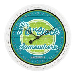 La Crosse Technology® 15.75-In. Quartz Margaritaville® Indoor/Outdoor Wall Clock, 433-3841MV2