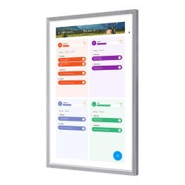 Apolosign® 21.5-In. Dual-Mode Digital Calendar, Wall Planner, and Smart Family Organizer (Spruce Gray)