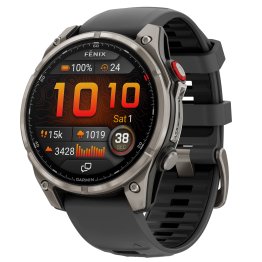 Garmin® fēnix® 8 Pro Sapphire Multisport GPS Smartwatch with 47-mm Case, Bluetooth®, AMOLED, inReach®, and Navigation (Graphite/Black)
