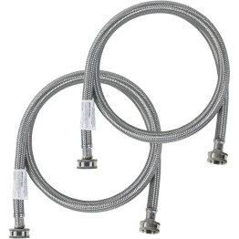 Certified Appliance Accessories® 2 pk Braided Stainless Steel Washing Machine Hoses, 8 Ft.