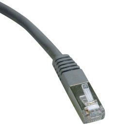 Tripp Lite® by Eaton® CAT-6 Gigabit Molded Shielded FTP Ethernet Cable, 25-Ft., Gray, N125-025-GY