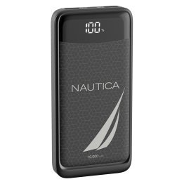 Nautica® TURAN PB Dual-USB Hi-Speed Portable Power Pack with Digital Power Display, UCCPB1003 (10kmAh)