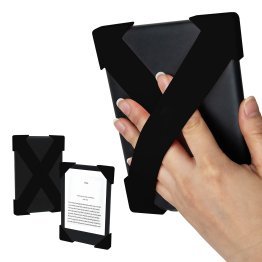 Strapsicle® E-Reader Cross Straps for Select Kindle® and Kobo® Devices, Large (Black)