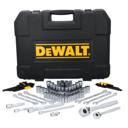 DEWALT® TOUGHSERIES™ 2 Drive Mechanics Tool Set with 100 Pieces plus Case, DWMT45407