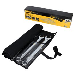 DEWALT® TOUGHSERIES™ 17-Piece SAE Combination Wrench Set Plus Roll Pouch, DWMT45428