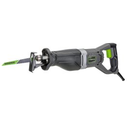 Genesis® 10-Amp Corded Variable-Speed Reciprocating Saw with 1-1/8 In. Stroke Length, Tool-less Blade Clamp, Adjustable Pivoting Shoe, and 2 Blades