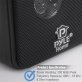 Pyle® 200-Watt-Max Wall-Mountable Mini-Cube Bookshelf Speaker Set with 4-In. Woofers and Video Shielded, Pair