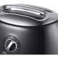 Brentwood® Cool-Touch 2-Slice Retro Toaster with Extra-Wide Slots (Black)