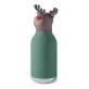 ASOBU® 16-Oz. Bestie Bottle Insulated Stainless Steel Water Bottle with Reusable Flexi Straw (Reindeer)