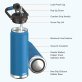 ASOBU® Canyon 50-Oz. Insulated Water Bottle with Full Hand Comfort Handle (Blue)