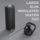 ASOBU® Canyon 50-Oz. Insulated Water Bottle with Full Hand Comfort Handle (Black)