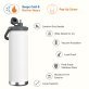 ASOBU® Canyon 50-Oz. Insulated Water Bottle with Full Hand Comfort Handle (White)