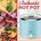 Brentwood® 1.6-Qt. 600-Watt Stainless Steel Electric Hot Pot Cooker and Food Steamer
