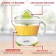 Brentwood® Electric Citrus Juicer (24 Oz.; White)